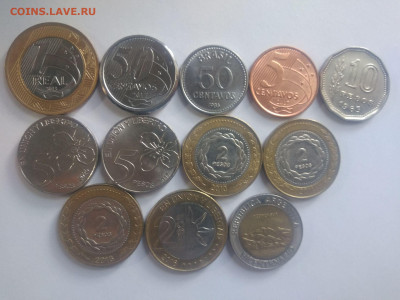 ФИКС Монеты Бразилии и Аргентины до 09.11.2025 22-00 мск - Бразилия и Аргентина 1