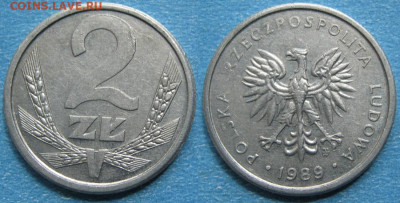 Польша 2 злотых 1989 до 09-11-25 в 22:00 - Польша 2 злотых 1989    7875