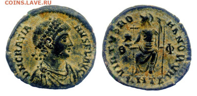 Грациан фоллис 378-383 гг. Антиохия до 8.11. - Рим_Грациан-фоллис-378-383-тетаФ-Антиохия