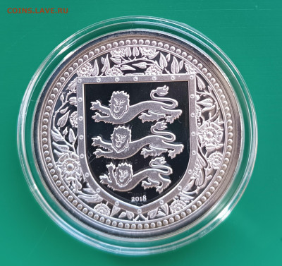 Гибралтар 1 фунт 2018, Королевский герб Англии, до 09.11. - 1762165980682