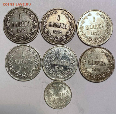 Лот Финляндии 1Марка 6 шт 50 пенни 1шт  в Хорошем состоянии - 1b5d0ba4-a3e4-44d0-845b-faf43cf5e5e1