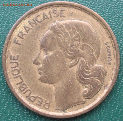 Франция 20 франков 1950B 3 пера-G.GUIRAUD нечастая до 08.11 - 20 франков 1950B_2