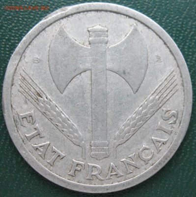 Франция 2 франка 1943B - редкая до 08.11.2025 - 2 франка 1943_2