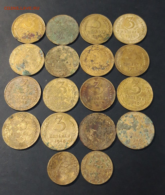 2, 3, 5 КОПЕЕК РАННЕГО СССР 33 МОНЕТЫ До 10.11 - 20240903_211220