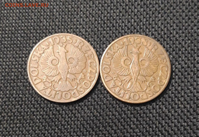 ПОЛЬША 5 ГРОШЕЙ 1935 года + 5 ГРОШЕЙ 1938 года До 10.11 - 20251018_211856