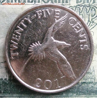 Бермуды 25 центов 2017 года до 10.11.2025 - IMG_20251102_201033