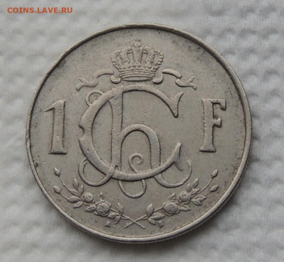 Люксембург 1 франк 1964 до 9.11.2025 - Люксембург 1 франк 64 .JPG