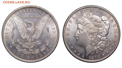 США. 1 доллар 1879 г. Морган. До 08.11.25. - Р2502
