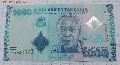 Танзания 1000 шиллингов 2019 до 9.11.2025 - Танзания 1000 шиллингов 2019.JPG