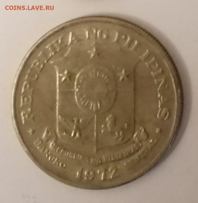1 песо 1972 года Филиппины большая монета до 10.11 в 22.00 - Филиппины-2