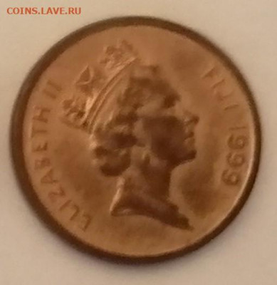 1 цент Фиджи1999 года до 10.11 до 22.00 - Фиджи-2