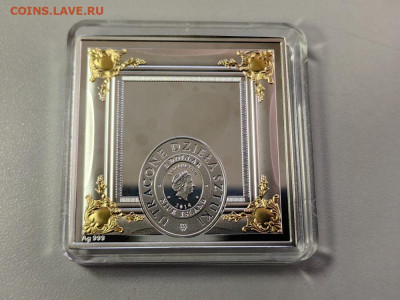 1 доллар 2014 Ниуэ. Мадонна из Торуни, Ag999, до 13.11 - Ю Утраченные Мадонна-2