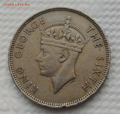 Маврикий 1 рупия 1951 до 9.11.2025 - Маврикий 1 рупия 51 .JPG