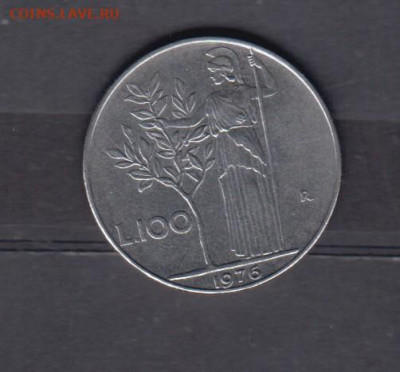 Италия 1976 100 лир до 12 11 - 132