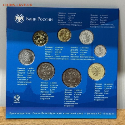 Официальный годовой набор монет 2024 года. СПМД - п2