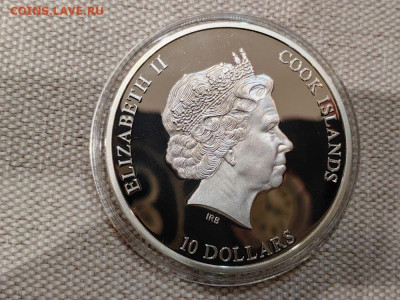 10дол 2012-13гг О-ва Кука, Нано Космос, Ag925, до 12.11 - Ю Нано Космос-2