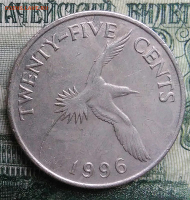 Бермуды 25 центов 1996 года до 10.11.2025 - IMG_20251104_172536