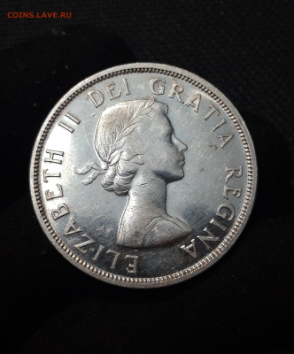 Канада 1 доллар 1958 года 100 лет Брит. Колумбии До 14.11 - 20250923_204844