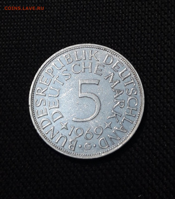 Германия ФРГ 5 Марок 1969 года До 14.11 - 20250923_205239