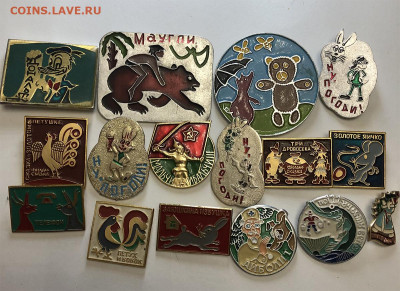 Значки ( мультфильмы) 16 шт - 11