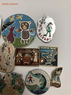 Значки ( мультфильмы) 16 шт - 14