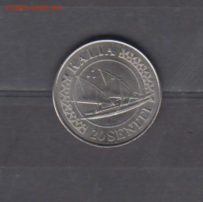 Тонга 2015 20сенити ( без оборота) до 14 11 - 738а