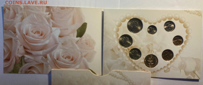 набор разменных монет РФ 2008г., Свадебный, до 15.11.25г. - набор8с-2