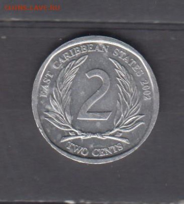 Восточные Карибы 2002 2 цента  до 14 11 - 748