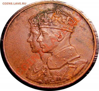 G93 Канада жетон Визит королевской семьи 1939 28.02 в 22°° - G93 Token 1939_1