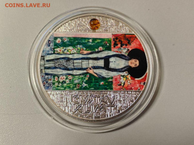 500фр 2022 Камерун Климт - Адель Блох-Бауэр II, Ag999, до 16 - Ц Климт Портрет Адель Блох Бауэр-1