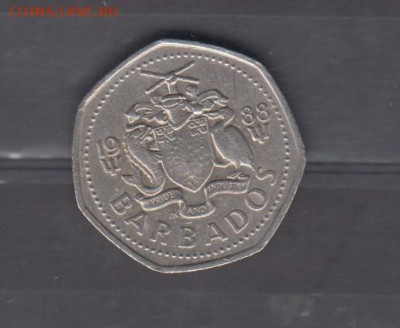 Барбадос 1988 1 $ до 15 11 - 752а