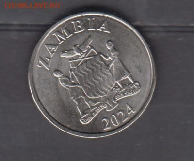 Замбия 2024 1 кв птица  ( без оборота) до 15 11 - 759а