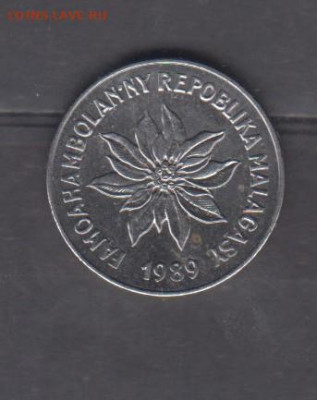 Мадагаскар 1989 5 франков до 15 11 - 764а
