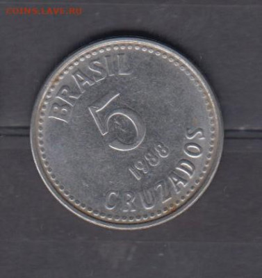 Бразилия 1988 5 крузадо до 15 11 - 768