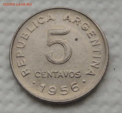 Аргентина 5 сентаво 1956 до 16.11.2025 - Аргентина 5 сентаво 56.JPG
