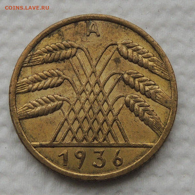 Германия 10 рейхспфеннигов 1936 №2 до 16.11.2025 - Германия 10 рейхспфеннигов 1936 .JPG