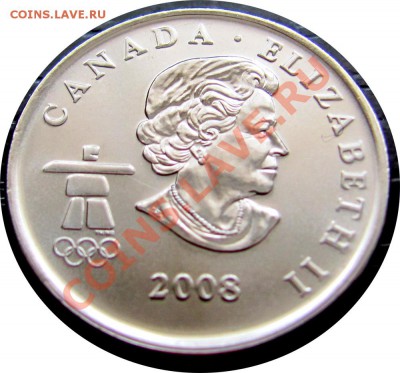 G99 Канада 25¢ Фристайл 2008 UNC до 29.02 в 22°° - G75 25c Freestyle 2008_2