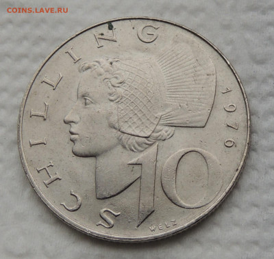 Австрия 10 шиллингов 1976 до 16.11.2025 - Австрия 10 шиллингов 76.JPG