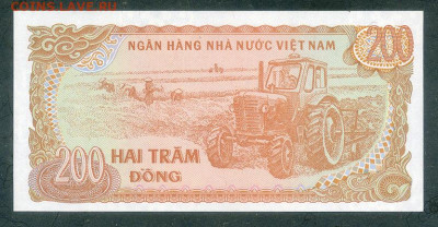 Вьетнам 200 донгов 1987 UNC до 15.11. - Вьетнам_200донгов-1987_UNC_спинка