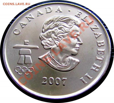 H04 Канада 25¢ Керлинг 2007 UNC до 29.02 в 22°° - G73 25c Curling 2007_2