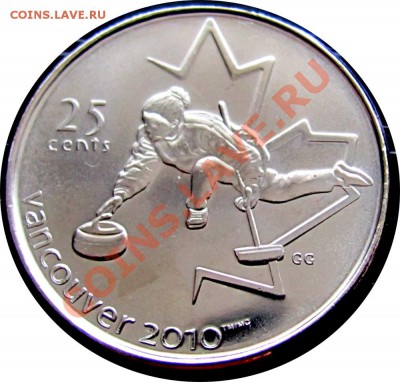 H04 Канада 25¢ Керлинг 2007 UNC до 29.02 в 22°° - G73 25c Curling 2007_1