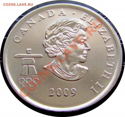 H05 Канада 25¢ Коньки 2009 UNC до 29.02 в 22°° - G74 25c Skating 2009_2