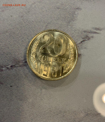 20 Копеек 1981 Мешковая ,Яркий Блеск - IMG_2946