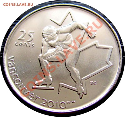 H05 Канада 25¢ Коньки 2009 UNC до 29.02 в 22°° - G74 25c Skating 2009_1
