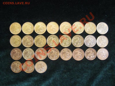ПОЛНАЯ КОЛЛЕКЦИЯ-1,5,10,50 коп.(1997-2011)-108 шт. - 2102237236_5