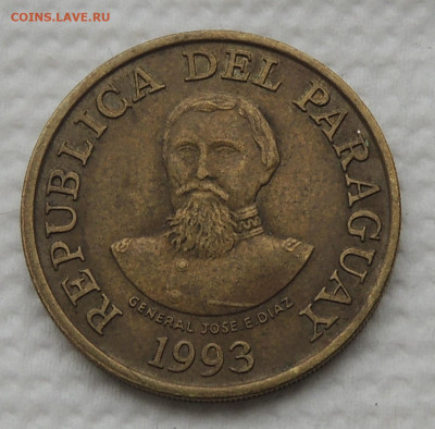 Парагвай 100 гуарани 1993 до 16.11.2025 - Парагвай 100 гуарани 93 .JPG