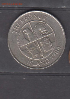 Исландия 1984 10 крон рыбы до 16 11 - 780а