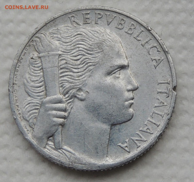 Италия 5 лир 1950 №2 до 16.11.2025 - Италия 5 лир 50.2 .JPG