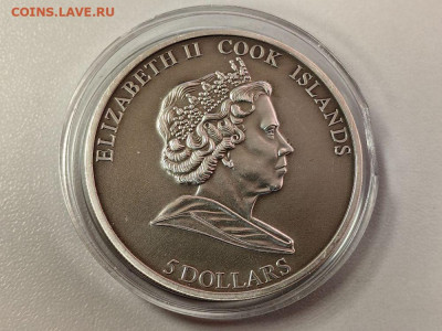 5долл 2010 О-ва Кука, Метеорит НАН.280, Ag925, до 18.11 - Ю Метеорит нан280-3