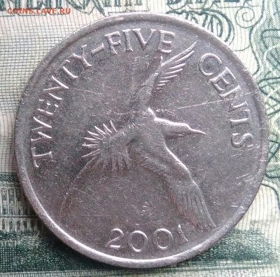 Бермуды 25 центов 2001 года до 17.11.2025 - IMG_20251111_221740